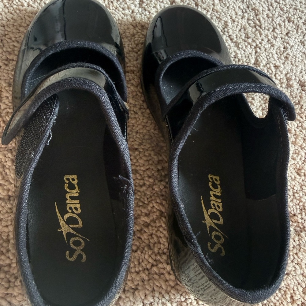 So Danca Black Kids Dress Shoes